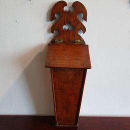 Georgian Oak Candle Box