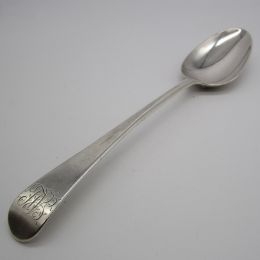 Silver Serving Spoon - London 1777