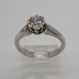 Ring 18ct White Gold - Diamond Solitaire