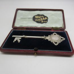 Silver Presentation Key - Carrowdore 1913