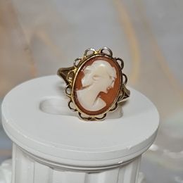 Ring 9ct Yellow Gold - Cameo