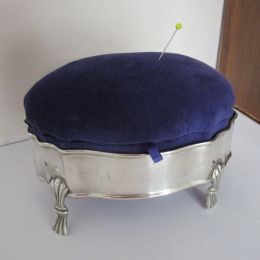 Silver Jewellery Casket / Pin Cushion