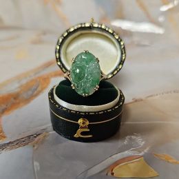 Ring 9ct Yellow Gold - Jade