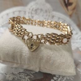 Opal Bracelet 9ct Yellow Gold